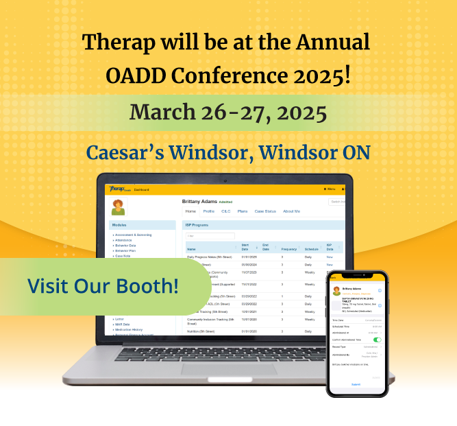 Therap at OADD Conference