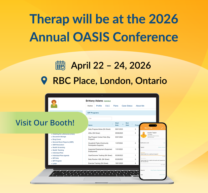 Therap will be at the 2026
Annual OASIS Conference