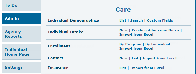 IDF Admin Care